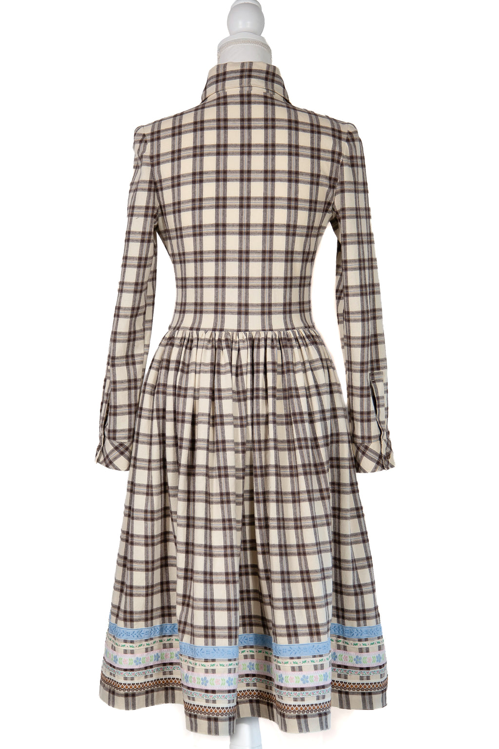 Western Plaid Flannel Dress