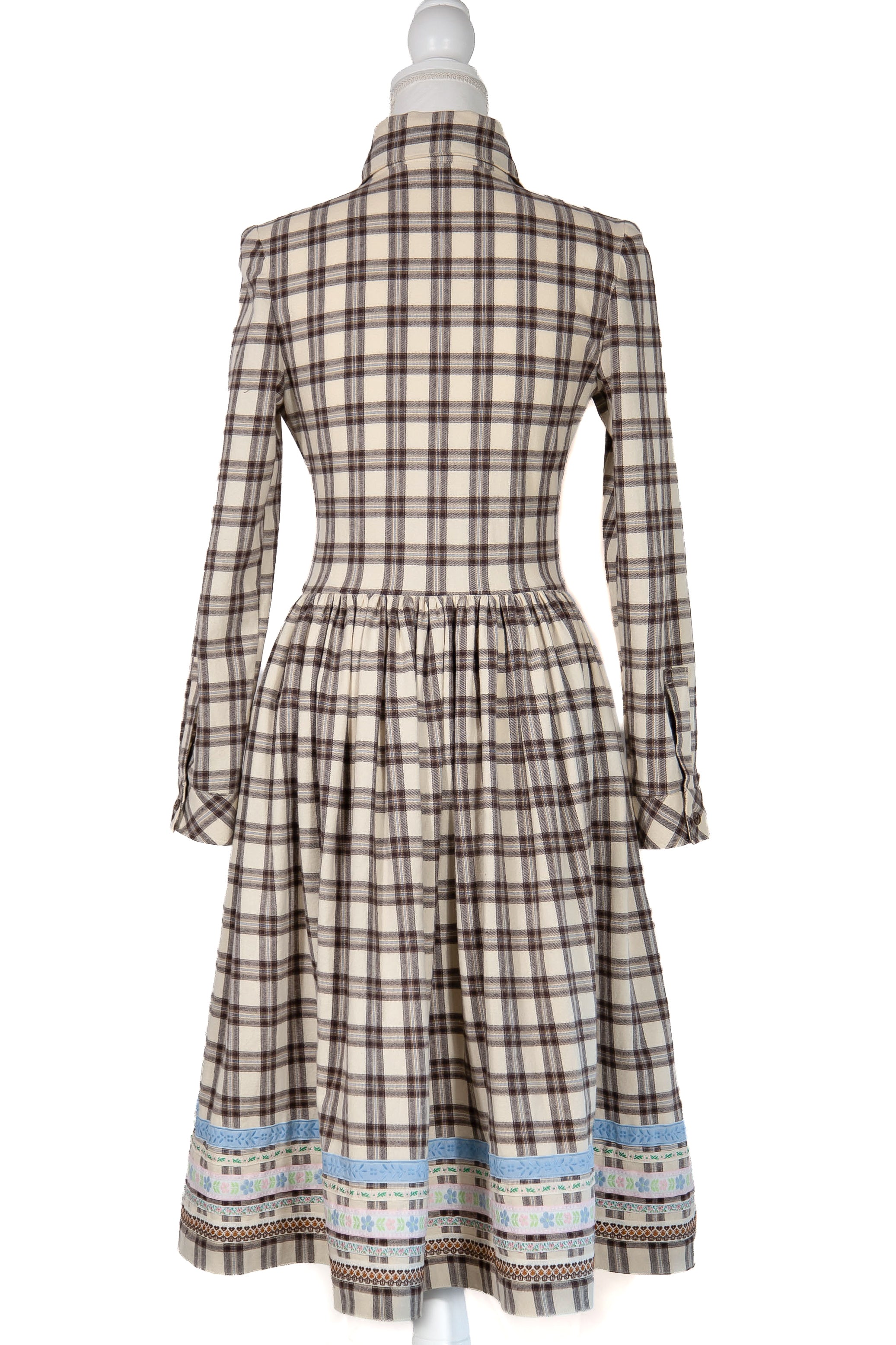 Western Plaid Flannel Dress