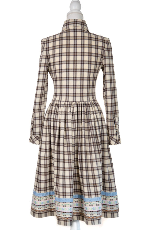 Western Plaid Flannel Dress