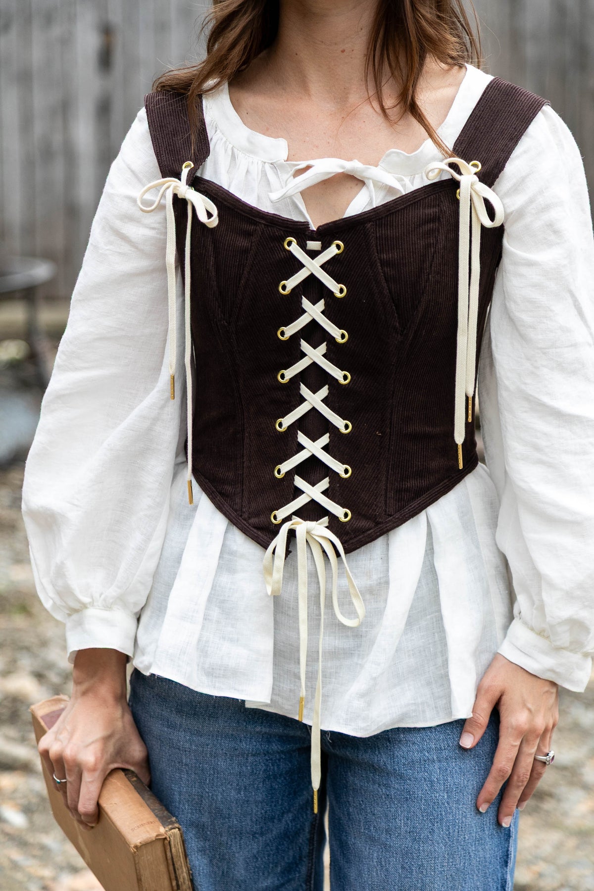 Carrie’s Corduroy Corset
