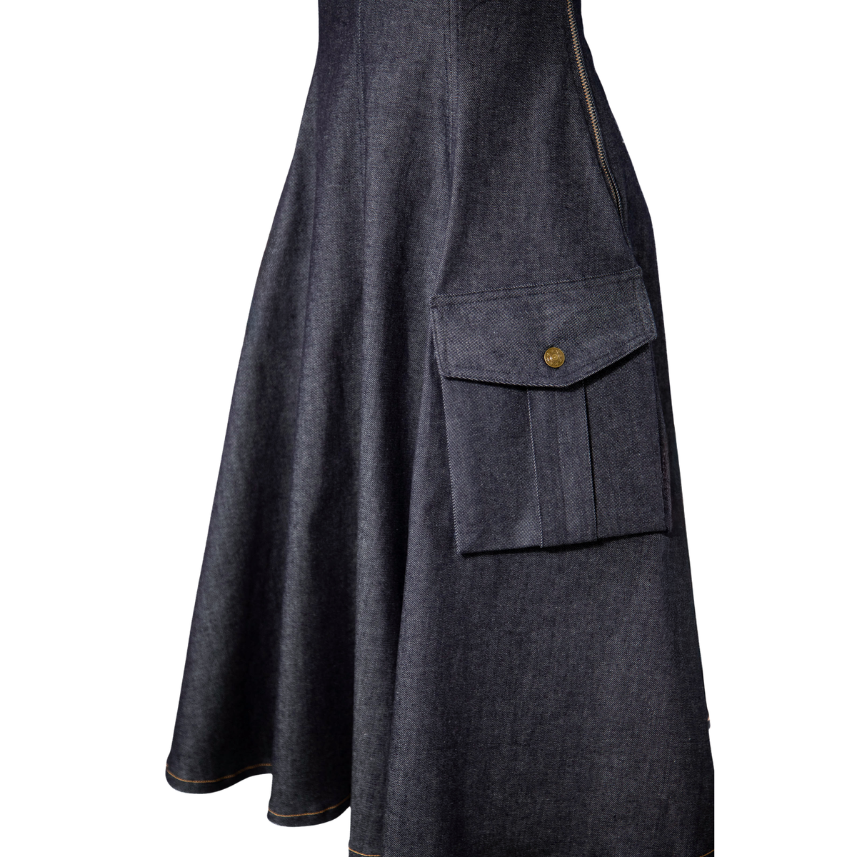 Caroline's Denim Overalls Dress