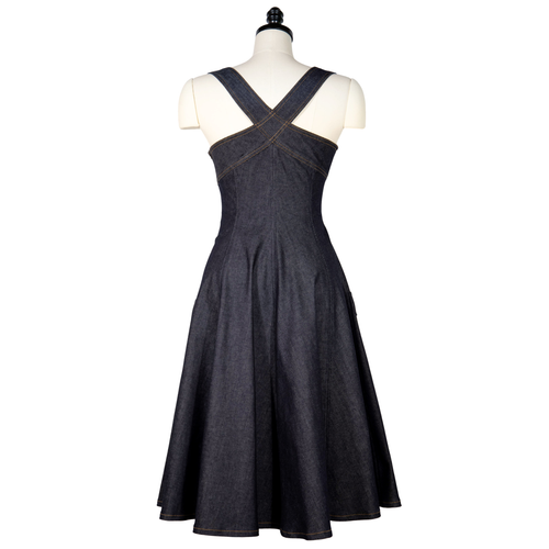 Caroline's Denim Overalls Dress