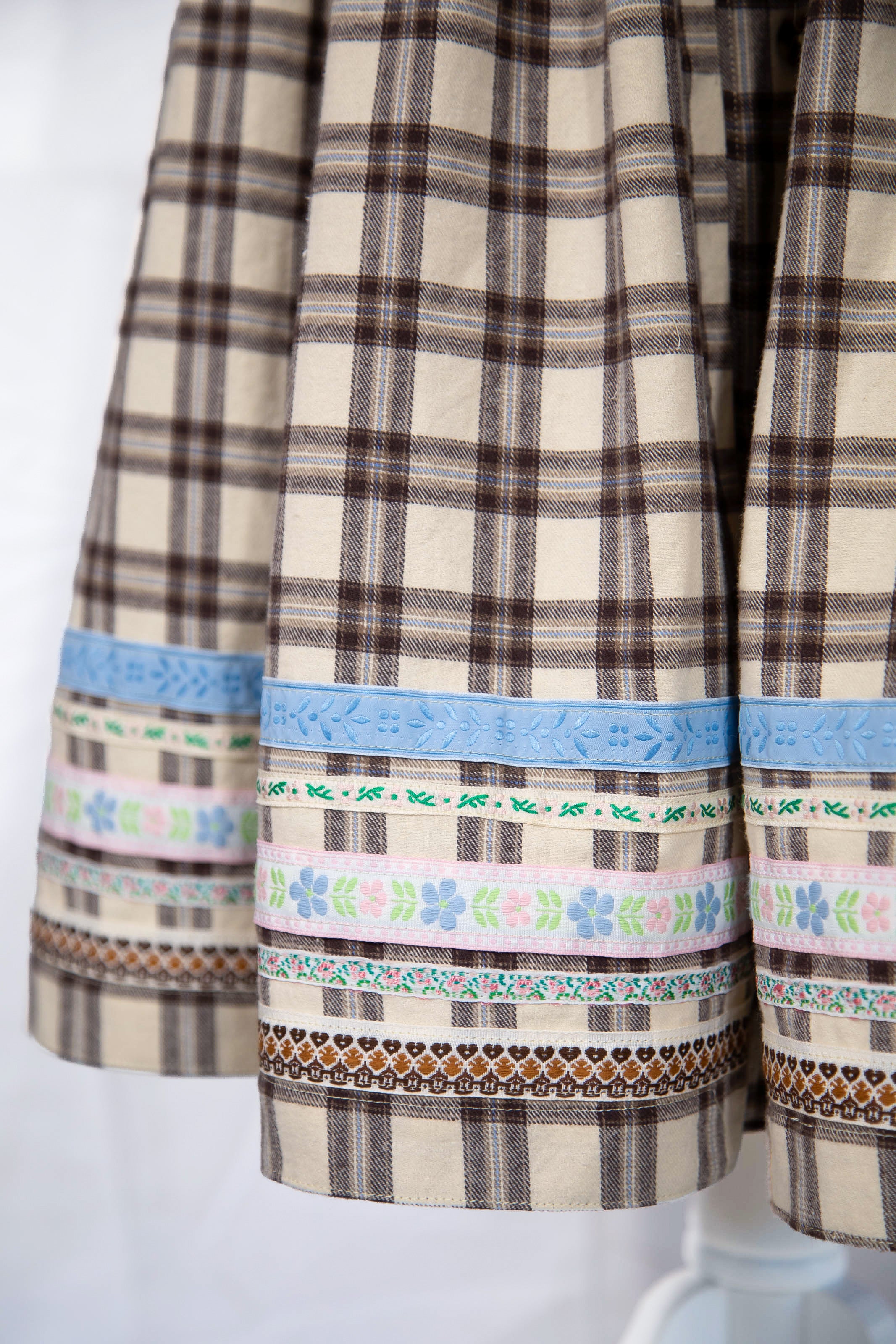 Western Plaid Flannel Dress