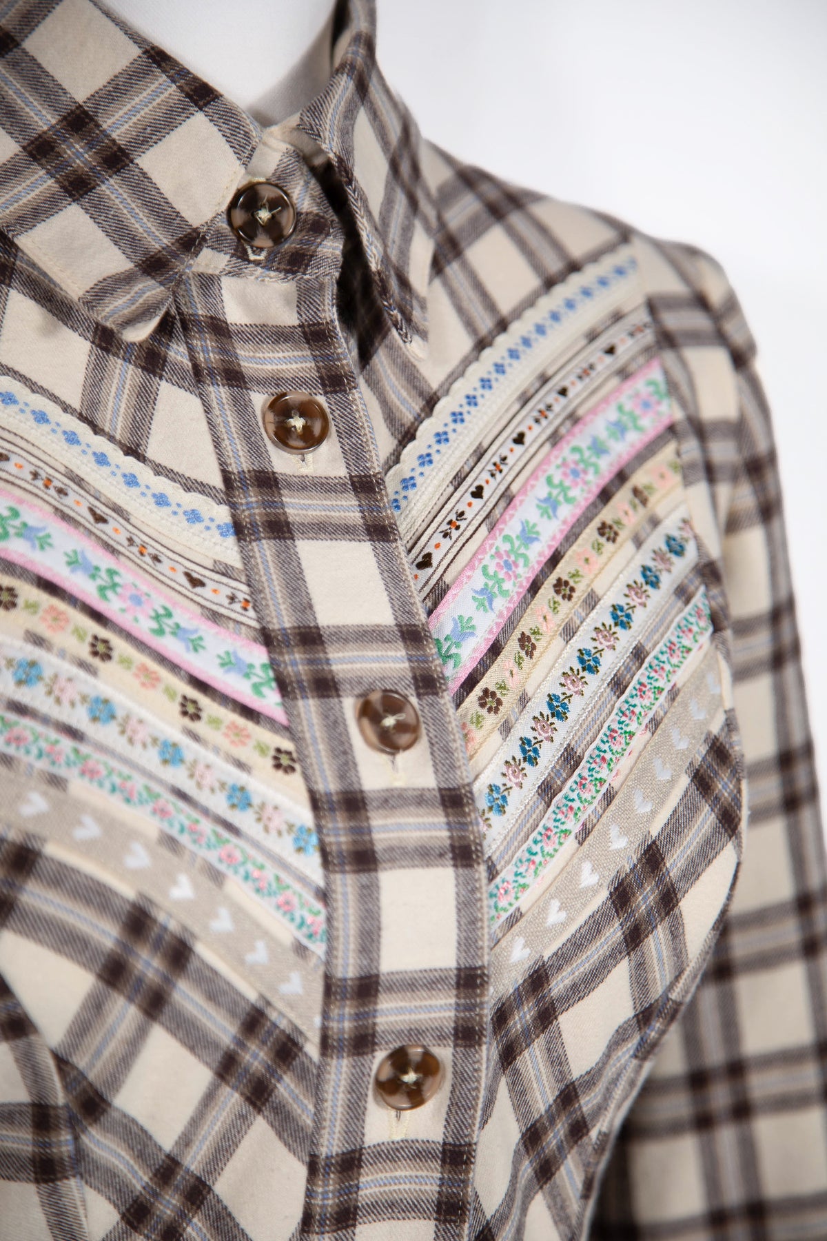 Western Plaid Flannel Dress